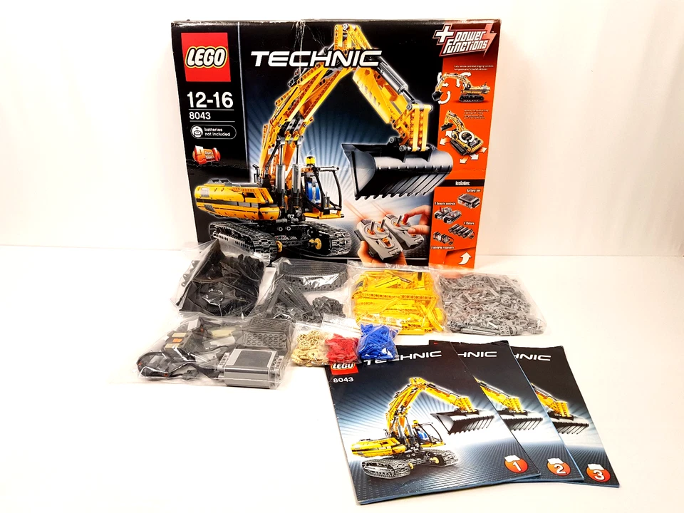 LEGO Technik Set 8043 Bagger Motorisierter Raupenbagger mit BA und OVP - Bild 1 von 4