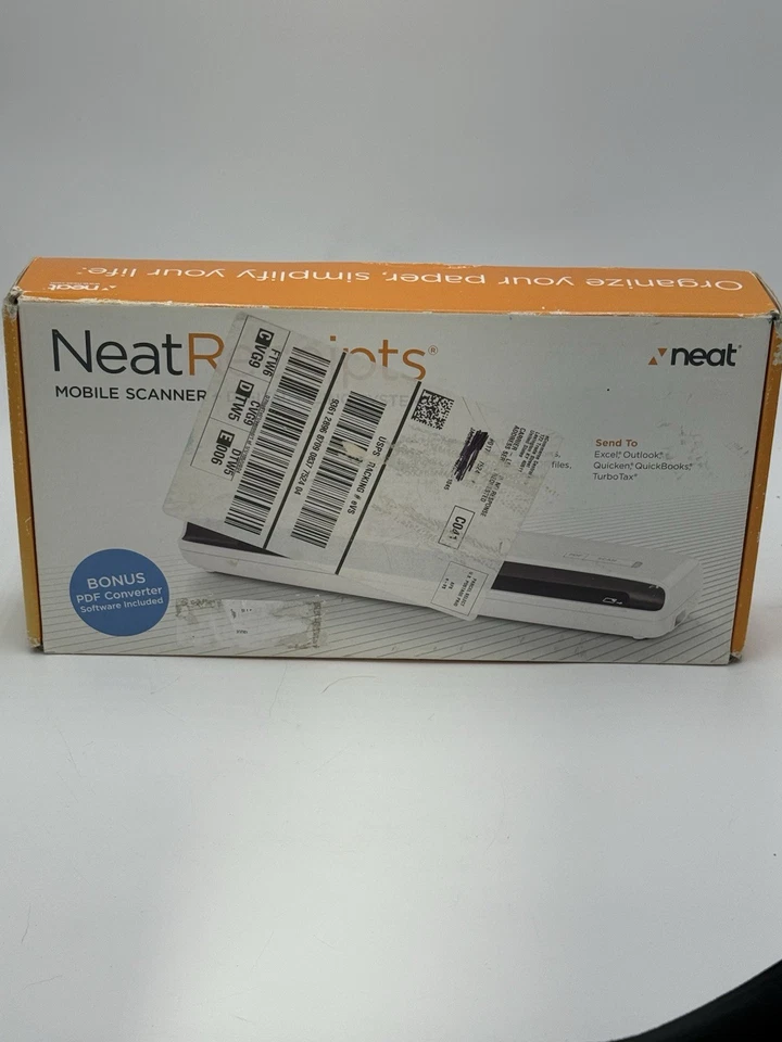 NEAT RECEIPTS MOBILE SCANNER & DIGITAL FILING SYSTEM NEW 2011 - Image 1 of 4