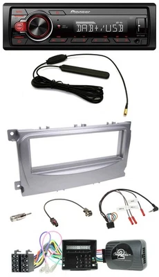 Pioneer MP3 DAB 1DIN Lenkrad USB Autoradio für Ford Galaxy C-Max Focus Can-Bus 2 - Bild 1 von 4