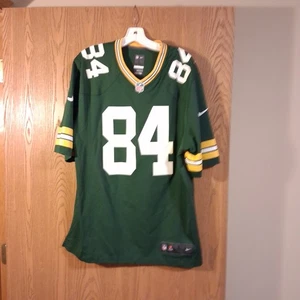Camiseta deportiva para hombre Green Bay Packers Jarred Abbrederis #84 Nike On Field grande usada en excelente estado - Imagen 1 de 5