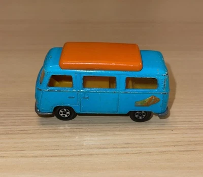 Matchbox Lesney Superfast No. 1970 Autobús Volkswagen VW Camper Van T2 23 vintage Foto 1 de 4