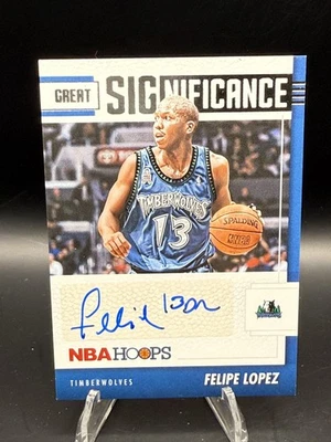 2021-22 Hoops #GS-FLP Felipe Lopez Great SIGnificance Auto - Image 1 of 2