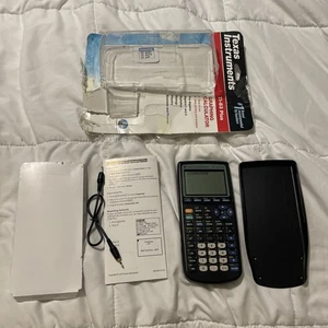 Texas Instruments TI-83 Plus Graphing Calculator - Black New NOS Open Box - Picture 1 of 3