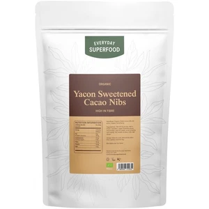 Organic Yacon Cacao Nibs | Peruvian Cacao | No Refined Sugar & Low GI | Crunchy - Picture 1 of 8