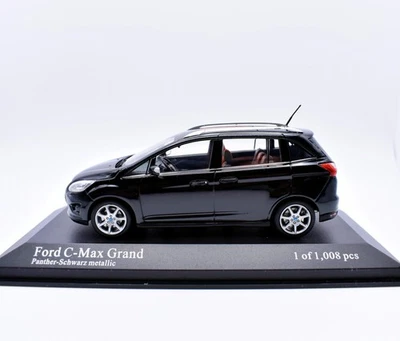 Modellino auto scala 1:43 ford c max grand minichamps diecast modellismo statico - Immagine 1 di 4