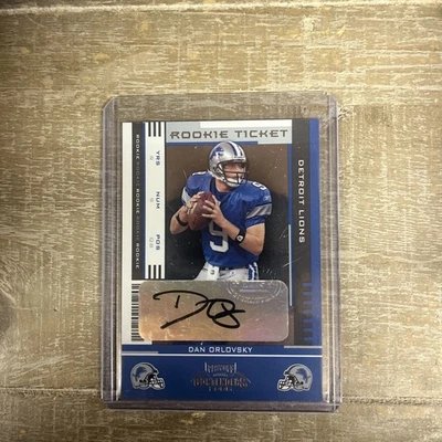 2005 Playoff Contenders #127 Dan Orlovsky Auto - Image 1 of 2