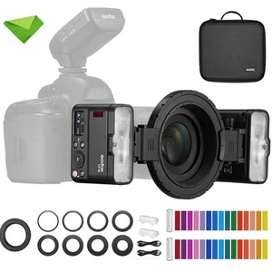 MF12 MF12-K2 Macro Flash Off-Camera TTL Flash Speedlite 12W, 2.4G Wireless Co... - Picture 1 of 7