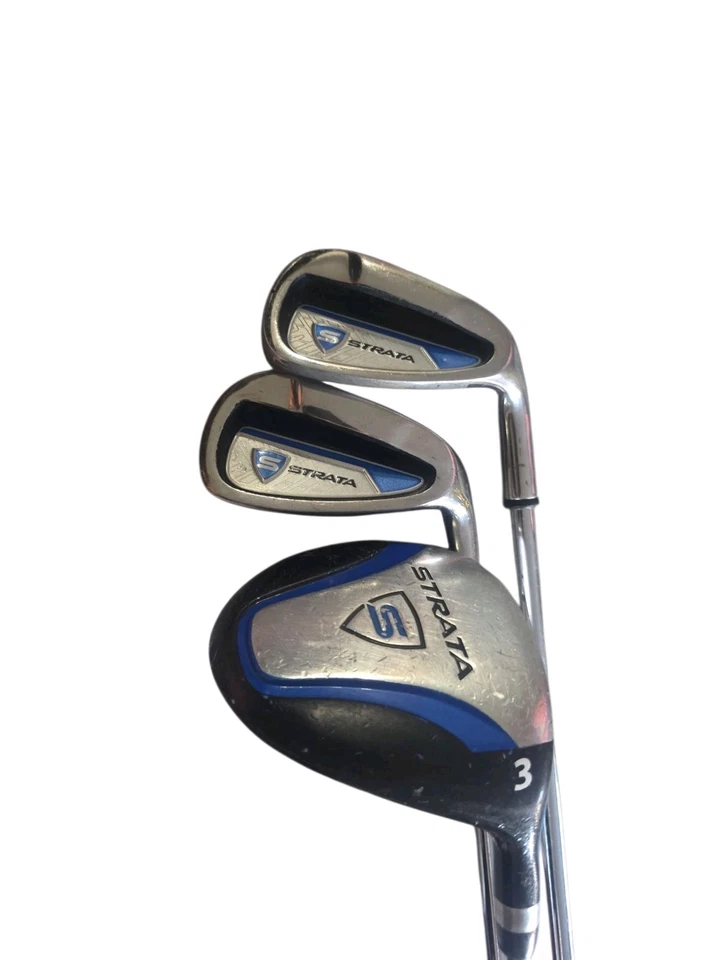 Callaway Strata Plus 3 madera y 8,9 hierros eje de acero Rflex diestro Foto 1 de 4
