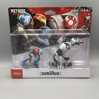 Samus and E.M.M.I. Figures (2 Pack Set) - Nintendo Amiibo: Metroid Dread - Image 1 of 2