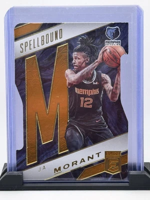 2021-22 Donruss Elite Ja Morant Die-Cut Spellbound "M" #14 Orange Grizzlies - Image 1 of 2
