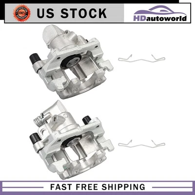 2x Rear Disc Brake Calipers with Bracket For 2008-2013 Volvo C30 06-13 Volvo C70 - Image 1 of 4