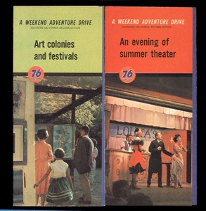 1963 WEEKEND ADVENTURE DRIVE Union 76 * Art Colonies & Festivals -Summer theater - Picture 1 of 6