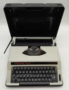 Typechoice De Luxe Portable Typewriter with Case Made in Italy I3 G268 - Picture 1 of 18
