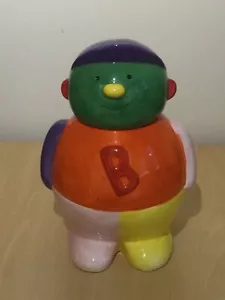 VINTAGE 90s LARGE 29CM CERAMIC JELLY BABIES MONEY BOX/STORAGE JAR - Picture 1 of 11