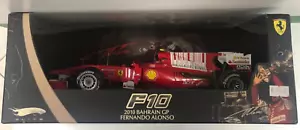 1/18 Ferrari F10 2010 Bahrain GP Fernando Alonso T6257 Hot Wheels - Foto 1 di 2
