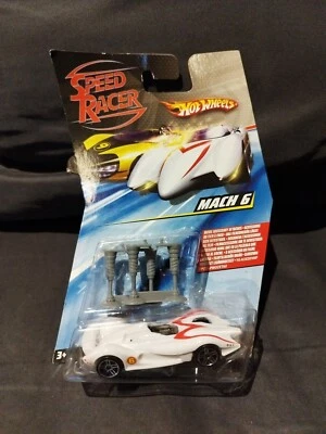  Hot Wheels 2007 Speed Racer MACH 6 with Movie Accessory Jump Jacks M5923 - Immagine 1 di 2