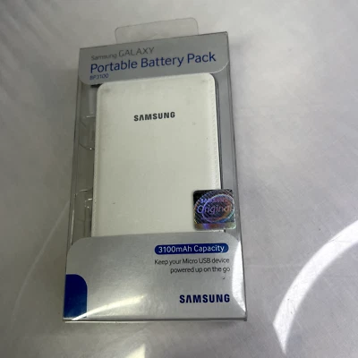 Batería portátil Samsung 3100mah micro USB blanca Foto 1 de 4