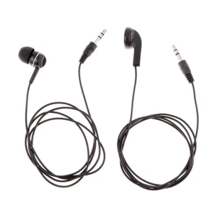 3.5mm Headphone Jack Single Side Earphone Stereo Ear Buds for One Ear Headset - Picture 1 of 32