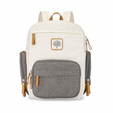 Parker Baby Diaper Backpack - Full Zip Diaper Bag with Insulated Pockets