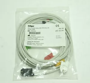 Cable troncal Drager 5956466 ECG conector de doble pin 5 cables cable ECG 1M - Imagen 1 de 2