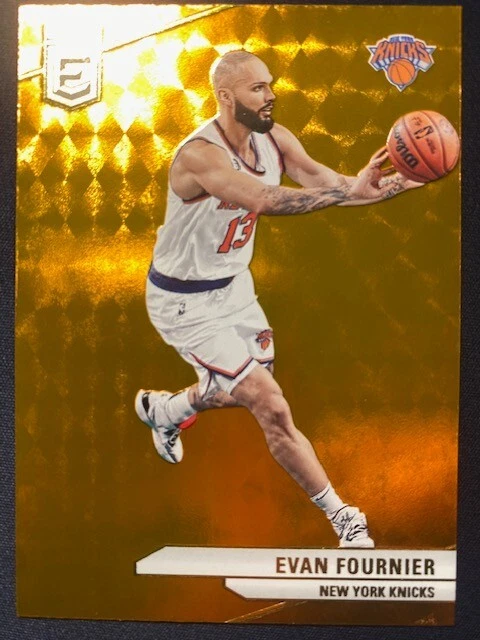 2023-24 Donruss Elite #181 Evan Fournier lámina naranja, Knicks Foto 1 de 1