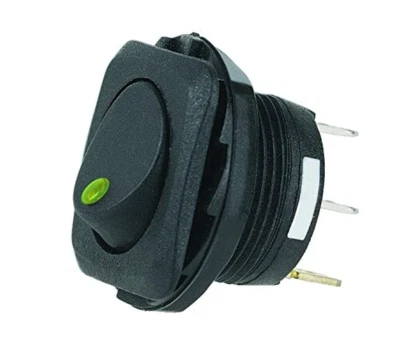 Interruptor basculante de montaje empotrado Hella On/Off - LED H61923001 verde Foto 1 de 3