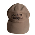 Annco White Sox Baseball Cap  "Since 1901- One Size Strapback  Khaki 100% Cotton