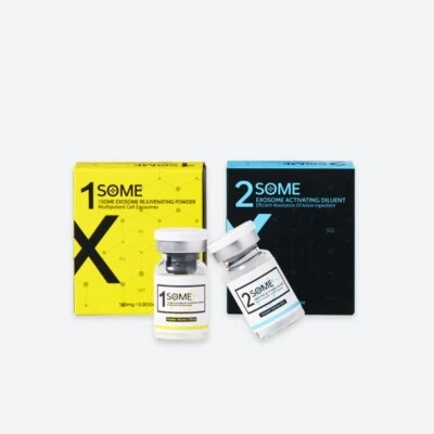 2XSOME / EXOSOME  + PDRN / SKIN BOOSTER   / 1 SET X 2 Vials (Exo + Activador) - Image 1 of 4