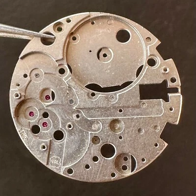 VALJOUX 7750 WORKBOARD MAIN PLATE SWISS MADE CHRONOGRAPH No. 100 - Image 1 of 3