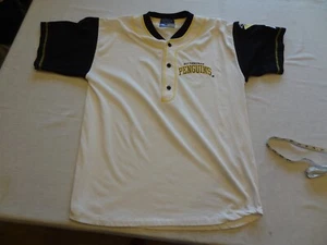 Vintage Starter Pittsburgh Penguins NHL Baseball Style Jersey Men’s Medium - Picture 1 of 11