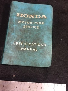 HONDA MOTORCYCLE SERVICE SPECIFICATIONS SPECS HandbookMANUAL 1977 - Picture 1 of 6