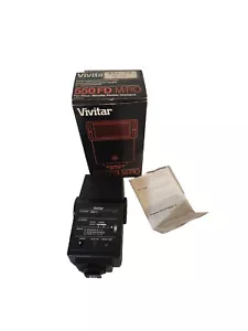 Vivitar 550FD M/P/O Auto Thyristor Flash For Minolta/Pentax/Olympus nib nos - Picture 1 of 7