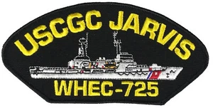 USCGC JARVIS WHEC-725 SHIP PATCH - GREAT COLOR - Veteran Owned Business - Picture 1 of 1
