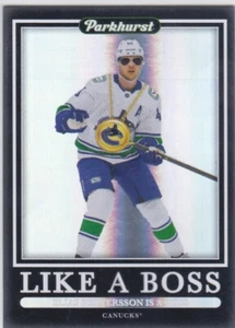 2023/24 PARKHURST..ELIAS PETTERSSON..LIKE A BOSS..EXCLUSIVE..CARD # LB-6.CANUCKS - Picture 1 of 2