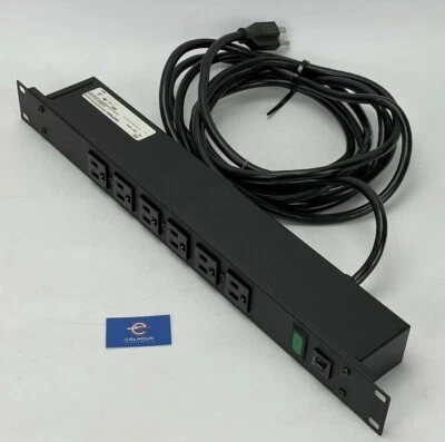  J60B2B  Relocatable Power Tap with 6 Outlets &15FT Cord Rack Mount *WARRANTY* - Image 1 of 4