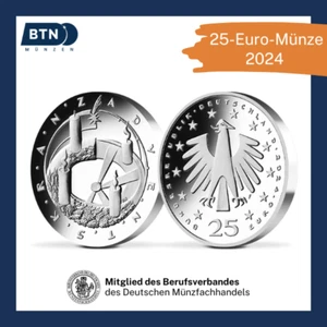 25 Euro Münze Adventskranz Stgl 2024 Reines Silber 999/1000 25€ - Bild 1 von 3