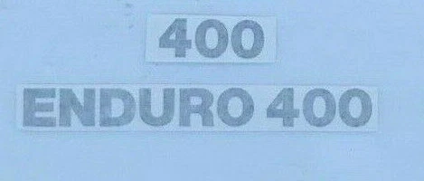 1978 年雅马哈 DT 400E 耐磨侧盖贴花,原始设备制造商规格,全新陈货风格 — 第 1/1 张图片