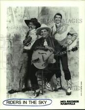 1989 Press Photo Country music group Riders In The Sky. - hcp08674