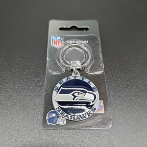New Seattle Seahawks Siskiyou Sports 2004 Pewter NFL Football Keychain Metal - Picture 1 of 9