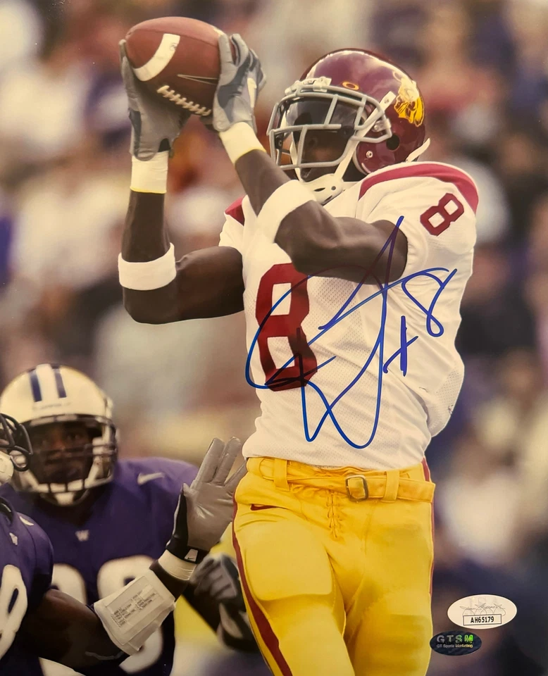 Foto autografiada de Dwayne Jarrett USC 8x10 JSA Foto 1 de 1