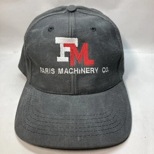 Faris Machinery Colorado Heavy Construction Equipment Dark Gray Buckle Dad Hat - Picture 1 of 9
