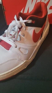 100 $ Nike Full Force Low weiß mystisch rot FB1362-102 Größe 11 brandneu im Karton - Bild 1 von 12