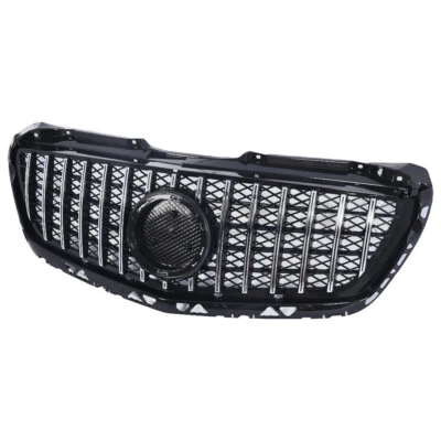 Chrome Black Front Grille Grill For 2014-2017 Mercedes-Benz W906 Sprinter 2500 Foto 1 de 4