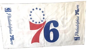 Sixers NBA Philadelphia 76ers Basketball Two Sided Bench Towel Red White & Blue - Picture 1 of 4