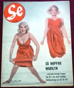 JUMPY MARILYN MONROE COVER SE mag. 12/17/59 movies Audrey Hepburn B. Bardot - Imagen 1 de 7