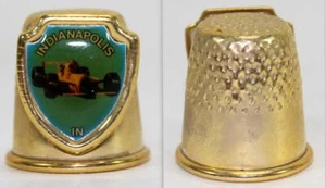 Vintage Indianapolis, IN Indy 500 Race Car Souvenir Thimble - Picture 1 of 5