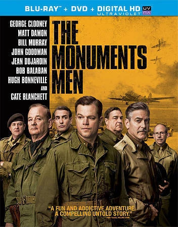 The Monuments Men (Blu-ray/DVD, 2014, 2-Disc Set, Includes Digital Copy UltraViolet)