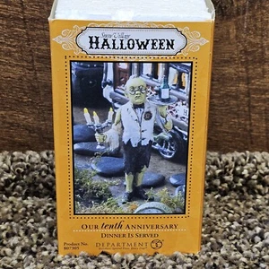 Dept 56 Halloween Dinner Is Served 807305 10th Anniversary In Box - Picture 1 of 6