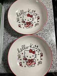New 2023 Hello Kitty 9" Christmas Ceramic Bowl - Picture 1 of 4