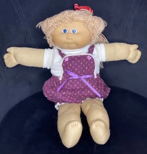 Jesmar Cabbage Patch Doll Blue Eyes Made in Spain 1982 Xavier Roberts Head Mold - Picture 1 of 10
